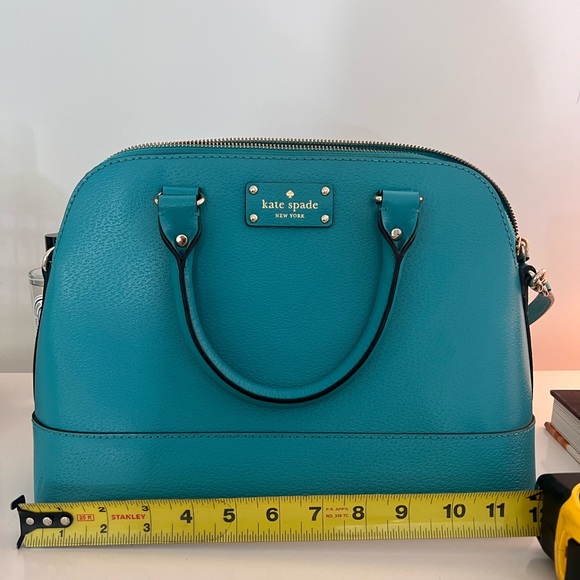Kate Spade Sadie some satchel handbag turquoise - Picture 4 of 7